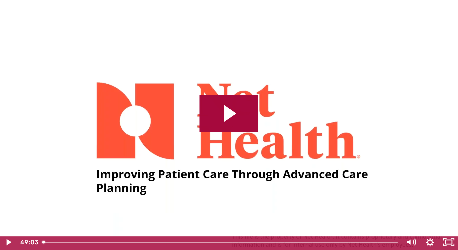 Advanced Care Planning Webinar
